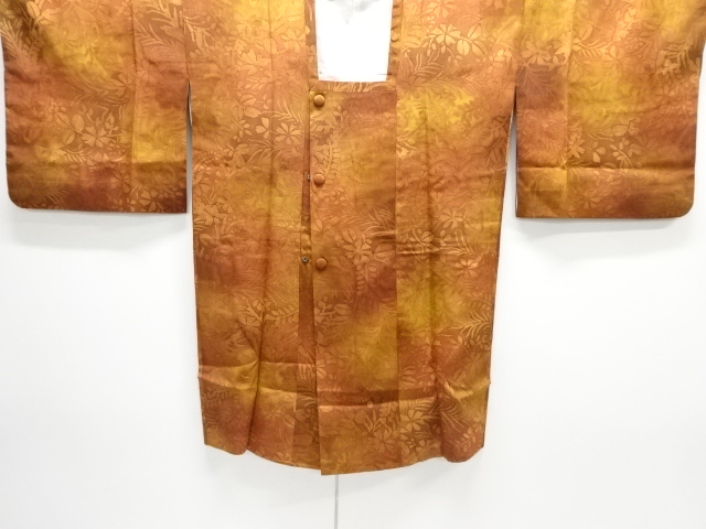 JAPANESE KIMONO / FLORAL PATTERN MICHIYUKI COAT